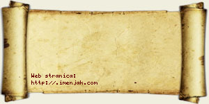 Tina Jelenković vizit kartica